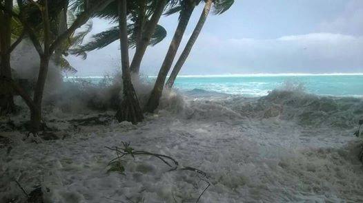 Cyclone Pam meets Tuvalu