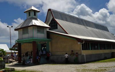 Church on Sunday, Funafuti Atoll, Tuvalu