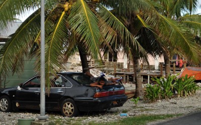Hanging out, Funafuti Atoll, Tuvalu