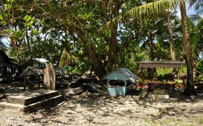 Cemetery, Fongafale Island, Funafuti Atoll, Tuvalu