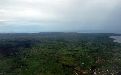 Over Fiji between Nadi and Suva