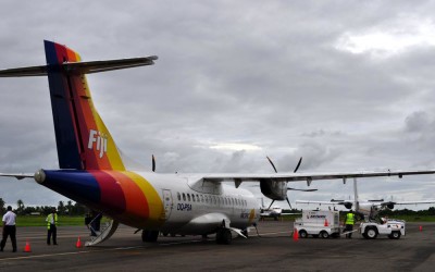 The ride to Tuvalu - an Air Pacific ATR42