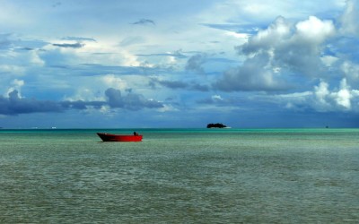 Funafuti Lagoon from Funafala Island, Tuvalu