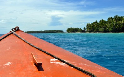 Funafuti Lagoon, taken from near Funafala Island on the return trip to Fongafale, Tuvalu