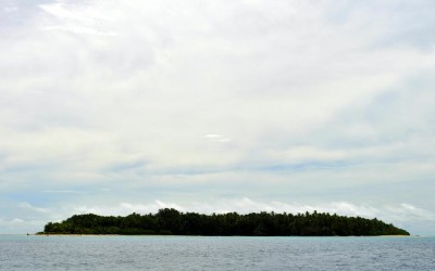 Approaching Tepuka Island, Funafuti Atoll, Tuvalu